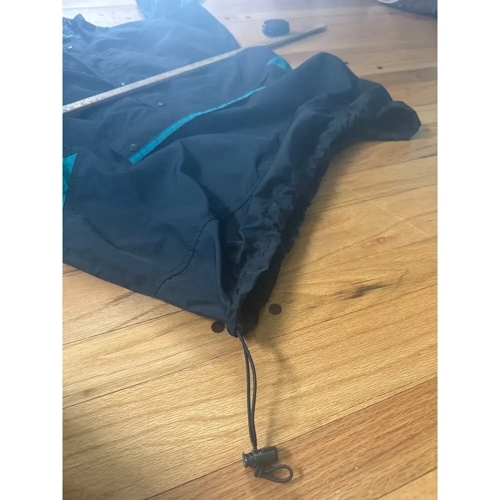 Vtg REI Men's Nylon Anorak Rain Windbreaker Jacket 1/2 Zip Oversized Sz Large